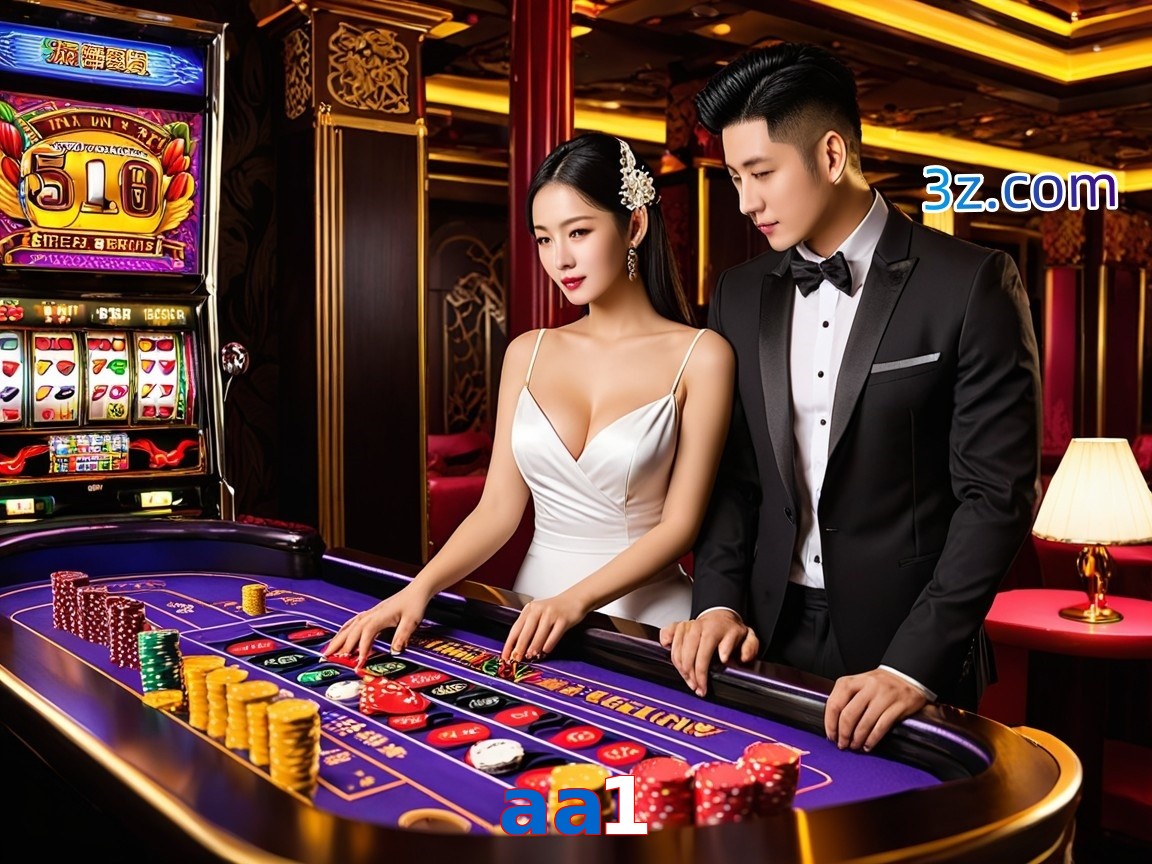 aa1 cassino online com mesa de blackjack e dealer